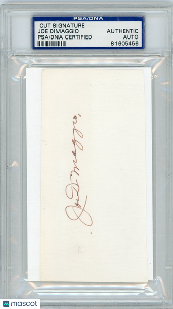 1937 Joe Dimaggio PSA A Auto A