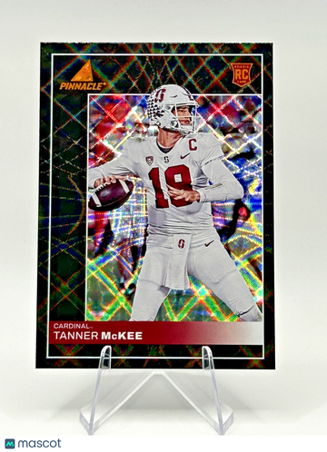 2023 Panini Chronicles Draft Picks Tanner McKee #15 Orange Parallel/Variety Rookie Insert