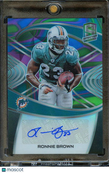 2021 Panini Spectra Ronnie Brown #SIG-RB Prizm /3