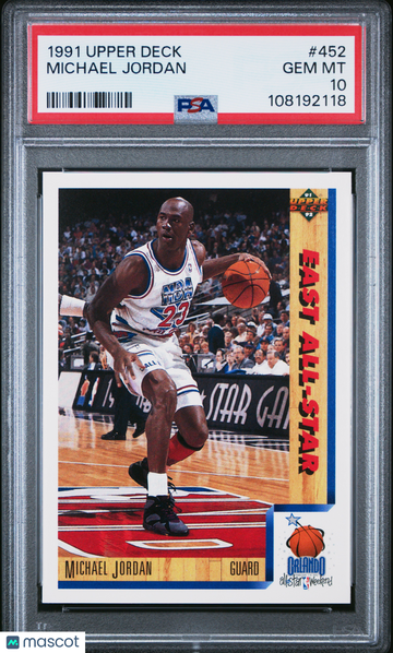 1991 Upper Deck Michael Jordan #452 PSA 10