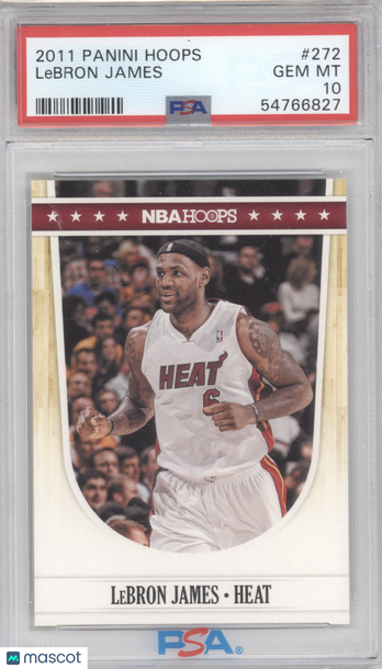 2011 Panini Hoops LeBron James #272 PSA 10