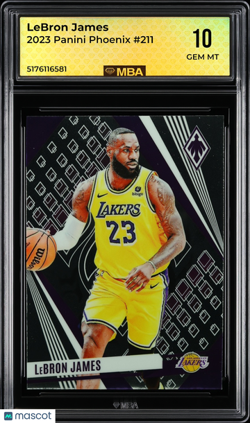 2023 Panini Phoenix LeBron James #211 MBA 10