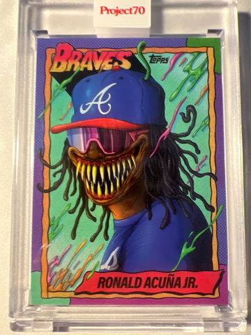 Ronald Acuna Jr project 70 2021 Alex Pardee #34 card