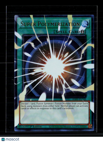 2020 Konami Yu-Gi-Oh! 25th Anniversary Rarity Collection II Super Polymerization 1st Edition