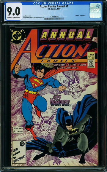 ACTION COMICS ANNUAL #1, CGC 9.0 VFNM