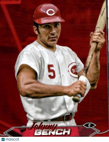 2024 Stadium Club Johnny Bench #75 Red Foil