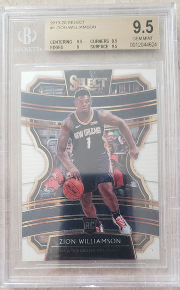 Zion Williamson RC 2019 Select #1 BGS 9.5 💎