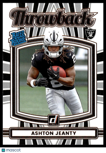 2025 Donruss Ashton Jeanty #6 Rated Rookies Throwback