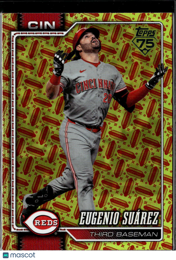 Eugenio Suárez 2026 Topps Series Two Hot Dog Parallel Cincinnati Reds