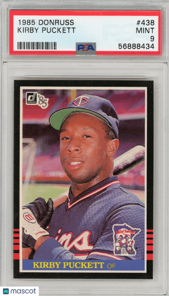 1985 Donruss Kirby Puckett #438 PSA 9