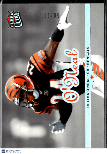 Deltha O'Neal 2006 Fleer Ultra Cincinnati Bengals