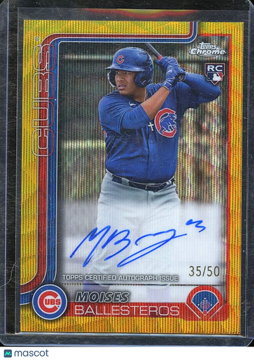 2025 Topps Chrome Moises Ballesteros Rookie Topps