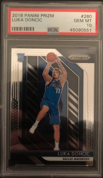 2018 Luka Doncic Prizm PSA 10