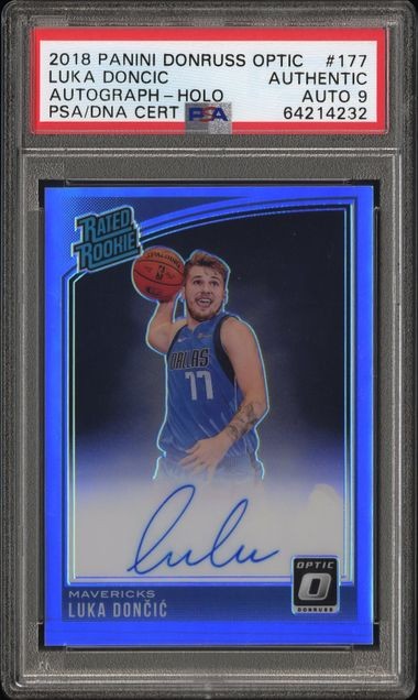 2018 Optic Holo Luka Doncic RC Auto PSA