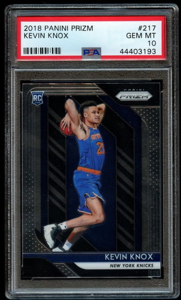 Kevin Knox 2018 Panini Prizm #217 PSA 10 Gem Mint