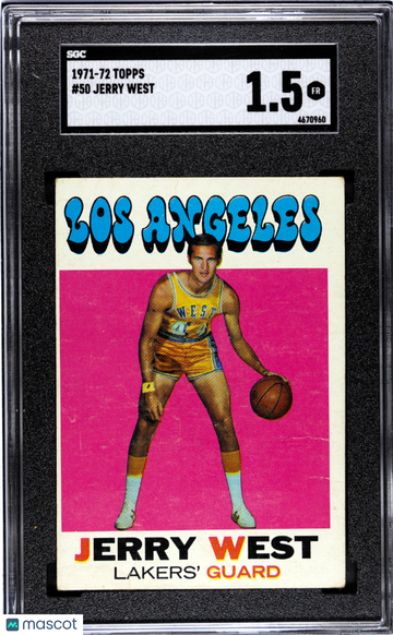 1971 Topps Jerry West #50 SGC 1.5