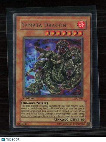 2003 Yu-Gi-Oh! Legacy of Darkness Yamata Dragon Ultra Rare 1st Edition