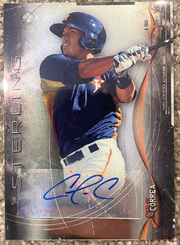 2014 Bowman Sterling Carlos Correa auto 