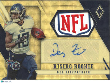 2021 Panini Phoenix Rising Rookie Dez Fitzpatrick #RMS-DFI NFL Shield Patch