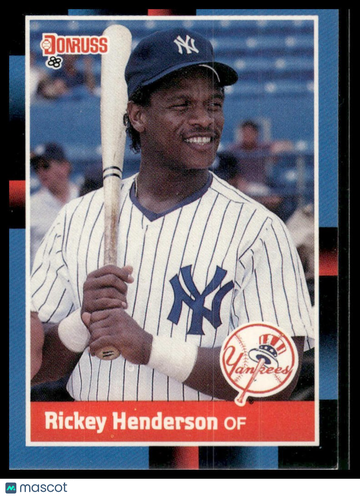 1988 Donruss Rickey Henderson #277