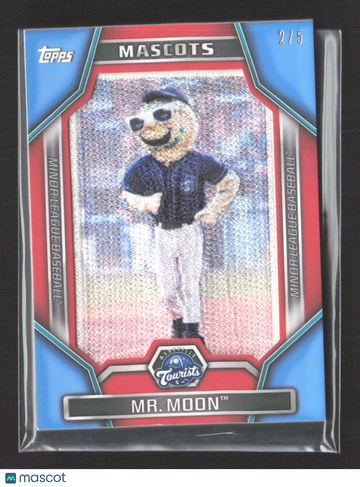 2015 Topps Pro Debut Mr. Moon #MLM-2 Mascot Patch Card 2 / 5