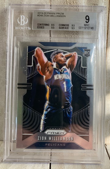 2019-2020 Panini Prizm Zion Williamson 