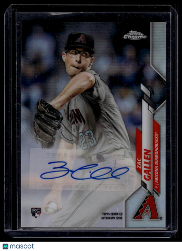 2020 Topps Chrome Update Zac Gallen #USA-ZG Autographs AU