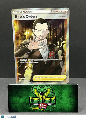 2020 Rebel Clash Boss's Orders Giovanni Holo Ultra Rare FA #189/192