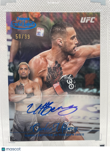 2024 Topps Gold Label UFC Carlos Ulberg #GLA-CUL /99
