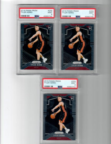 2019 Panini Prizm 259 Tyler Herro Lot