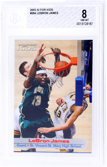 2003 SI For Kids LeBron James #264 BGS 8