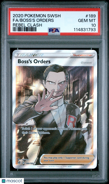 Rebel Clash Boss's Orders PSA 10 #189