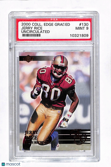 2000 Collector's Edge Graded Jerry Rice #130 Uncirculated PSA 9