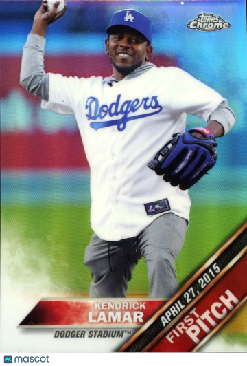 2016 Topps Chrome Kendrick Lamar #FPC-20 Insert