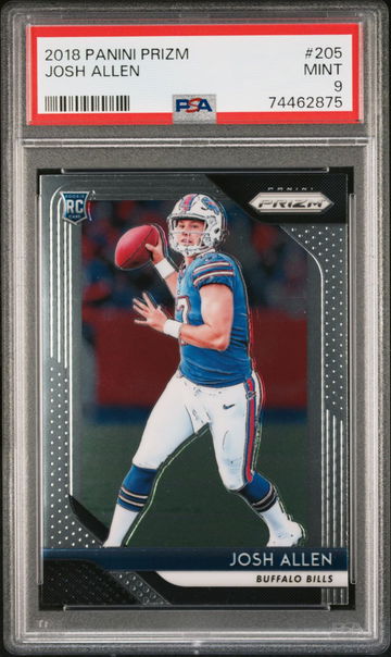 2018 Panini Prizm Josh Allen #205  PSA 9