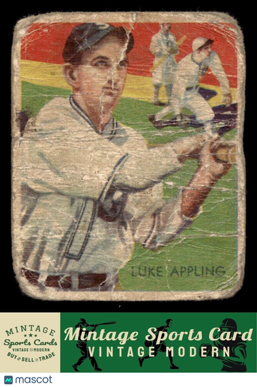 1934-36 National Chicle Diamond Stars (R327) Luke Appling #95