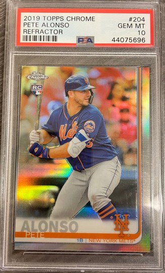 Pete Alonso Refractor PSA 10