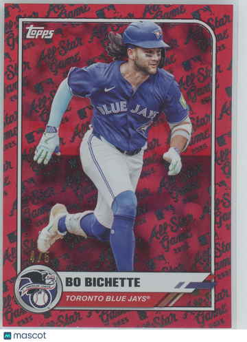 2025 Topps All-Star Game Bo Bichette #12 Red /5