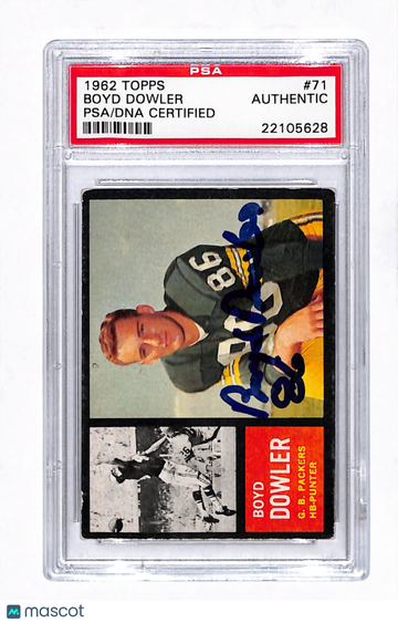 1962 Topps Boyd Dowler #71