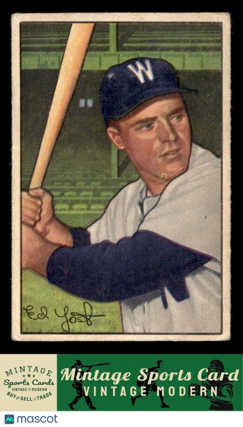 1952 Bowman Eddie Yost #31