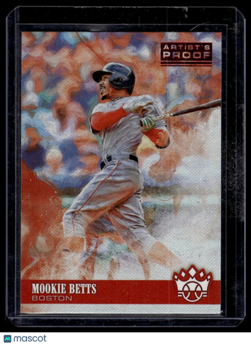 2018 Panini Diamond Kings Mookie Betts #62 Artist's Proof Red