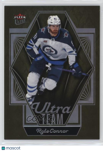 2024-25 Upper Deck Fleer Ultra - Ultra Team - Gold Kyle Connor #UT 13 OF 40 Gold 07/10