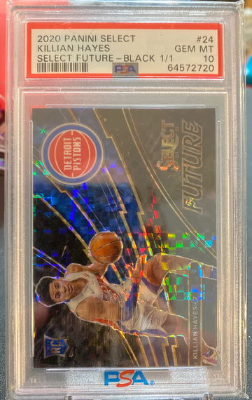 2020-21 select Killian Hayes Future Black 1 /1!! 🔥🔥