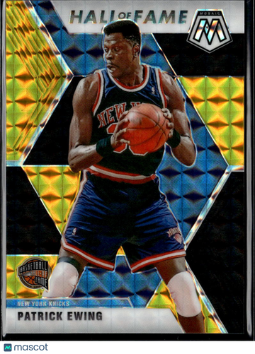 2020 Panini Mosaic Prizm Patrick Ewing #285 Gold /8