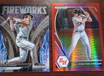 Colton Cowser Prizm draft picks inserts