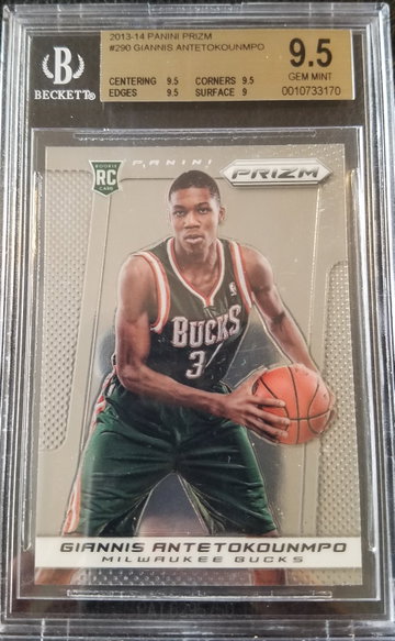 Giannis Antetokounmpo Prizm Rookie Card 
