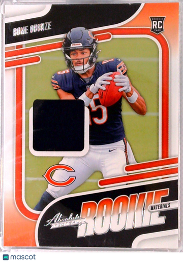 2024 Panini Absolute Football Rookie Materials Rome Odunze #ARM-ROE Jersey Patch RC