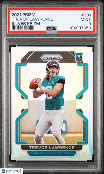 2021 Panini Prizm Trevor Lawrence #331 Silver PSA 9