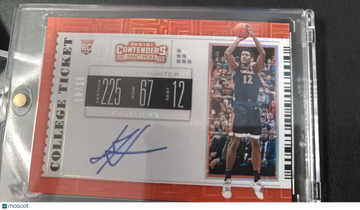 2019-20 Panini Contenders De'Andre Hunter #57 On Card Auto Rookie Panini Authentic