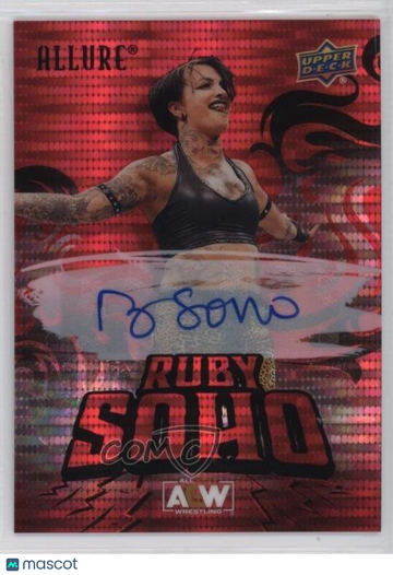 2024 Upper Deck Allure AEW - [Base] - Red Pulsar Autographs Ruby Soho #71 Red Pulsar Autographs
